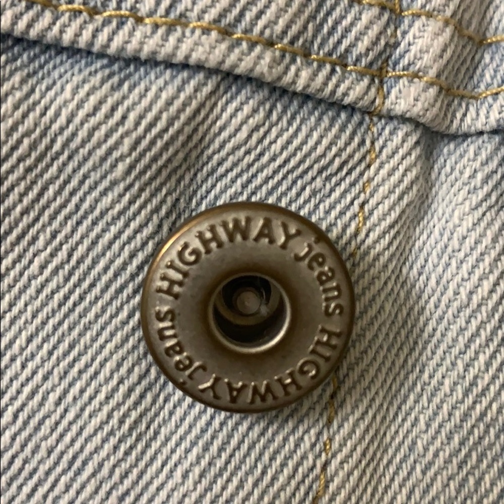 HIGHWAY JEANS * Size Medium * Denim Jacket - Picture 4 of 10